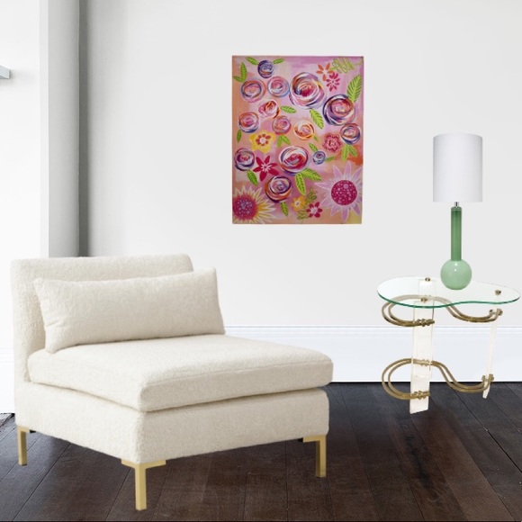 “Sunshine” Painting Original on Canvas - Picture 4 of 11